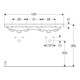Geberit Double vasque Acanto 120x48,2 cm, avec trop-plein, sans robinet, blanc K-Tect-4