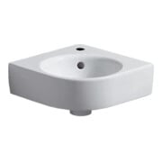 Geberit Eck-Handwaschbecken Renova Compact 45x39,5cm, m Hahnl., mit Überlauf, weiß-1