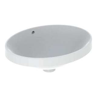 Geberit Einbauwaschtisch VariForm 50x40cm, o Hahnl., m ÜL, ov., we. K-Tect