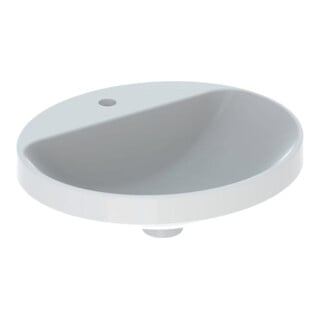 Geberit Einbauwaschtisch VariForm 50x45cm, m HLB, o. ÜL, ov., we. K-Tect