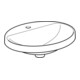Geberit Einbauwaschtisch VariForm 50x45cm, m HLB, o. ÜL, ov., we. K-Tect-2