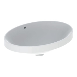 Geberit Einbauwaschtisch VariForm 55x40cm, o Hahnl., m ÜL, ov., we. K-Tect
