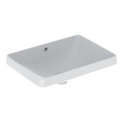 Geberit Einbauwaschtisch VariForm 55x40cm, o HL, m ÜL, recht., we. K-Tect