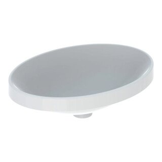 Geberit Einbauwaschtisch VariForm 55x40cm, o HL, o. ÜL, ov., we. K-Tect
