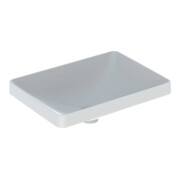Geberit Einbauwaschtisch VariForm 55x40cm, o HL, o. ÜL, recht., we. K-Tect