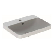 Geberit Einbauwaschtisch VariForm 55x45cm, m HL, m Ü, re, US glas. / we.-1