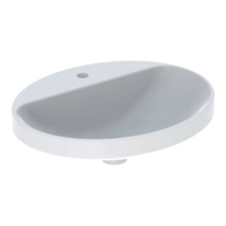 Geberit Einbauwaschtisch VariForm 55x45cm, m HLB, o. ÜL, ov., we. K-Tect