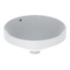 Geberit Einbauwaschtisch VariForm d 40cm, o. Hahnl., m ÜL, rd, we. K-Tect-1