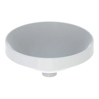 Geberit Einbauwaschtisch VariForm d 40cm, o. Hahnl., o. ÜL, rd, we. K-Tect