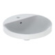Geberit Einbauwaschtisch VariForm d 48cm, m Hahnloch, m ÜL, rd, we. K-Tect-1