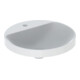 Geberit Einbauwaschtisch VariForm d 48cm, m HLB, o. ÜL, rd, we. K-Tect-1