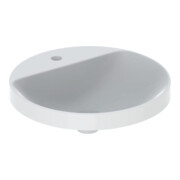 Geberit Einbauwaschtisch VariForm d 48cm, m HLB, o. ÜL, rd, we. K-Tect