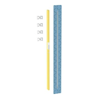 Geberit Élément d'installation pour cloison de douche Walk-In, acier inoxydable