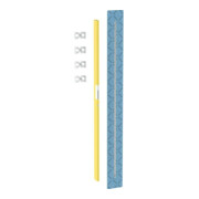 Geberit Élément d'installation pour cloison de douche Walk-In, acier inoxydable