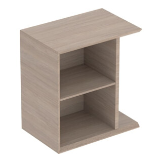 Geberit Élément latéral iCon 37x40x24,5 cm, pour HWB, chêne naturel/mélaminé structuré