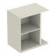 Geberit Élément latéral iCon 37x40x24,5 cm, pour HWB, gris foncé/laqué brillant-1