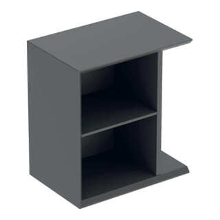 Geberit Élément latéral iCon 37x40x24,5 cm, pour HWB, lava/mat laqué