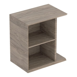 Geberit Élément latéral iCon 37x40x24,5cm, pour HWB, noyer/structure mélaminée