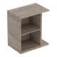 Geberit Élément latéral iCon 37x40x24,5cm, pour HWB, noyer/structure mélaminée-1