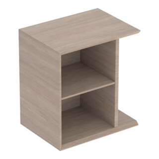 Geberit Élément latéral iCon 37x40x27,3 cm, pour HWB, chêne naturel/mélaminé structuré