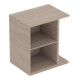Geberit Élément latéral iCon 37x40x27,3 cm, pour HWB, chêne naturel/mélaminé structuré-1