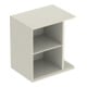 Geberit Élément latéral iCon 37x40x27,3 cm, pour HWB, gris foncé/laqué brillant-1