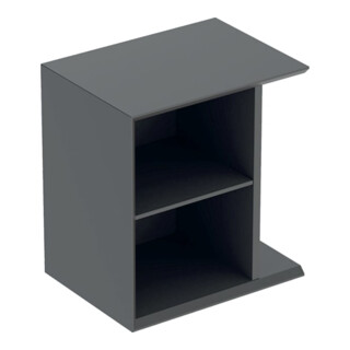 Geberit Élément latéral iCon 37x40x27,3 cm, pour HWB, lava/mat laqué