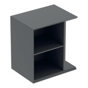 Geberit Élément latéral iCon 37x40x27,3 cm, pour HWB, lava/mat laqué