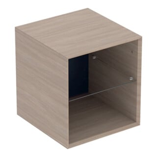 Geberit Élément latéral One 45x49,2x47 cm, chêne/structure bois mélaminée