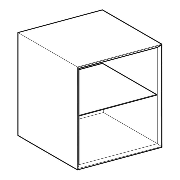 Geberit Élément latéral One 45x49,2x47 cm, chêne/structure bois mélaminée