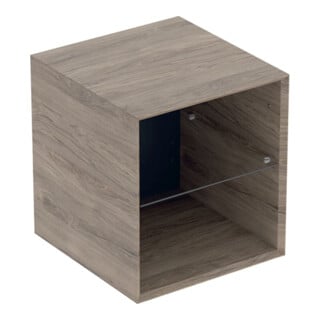 Geberit Élément latéral One 45x49,2x47 cm, noyer ép. / panneau bois mélaminé