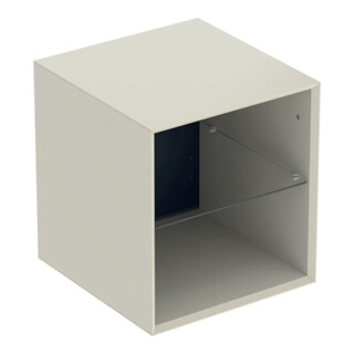 Geberit Élément latéral One 45x49,2x47cm, sable-gris/laqué brillant