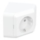Geberit Élément prise One blanc, pour armoire miroir, CEE 7/3-1