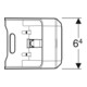 Geberit Élément prise One blanc, pour armoire miroir, CEE 7/3