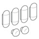 Geberit Ensemble de coussins pour siège WC-4