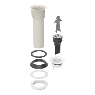 Geberit Ensemble de garniture d'évacuation avec crible et extracteur, pour UR