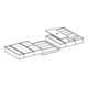 Geberit Ensemble insert tiroir 105 cm de large, pour tiroir supérieur-3