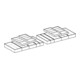 Geberit Ensemble insert tiroir 135 cm large, pour tiroir supérieur, bambou-3