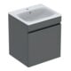 Geberit Ensemble lavabo meuble Renova Plan 55x62,2x48 cm, blanc