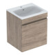 Geberit Ensemble lavabo meuble Renova Plan 55x62,2x48cm, KP N besch., WT bl/KeraTe