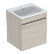 Geberit Ensemble lavabo meuble Renova Plan 55x62,2x48cm, KP N h I P, WT blanc/KeraTe