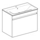 Geberit Ensemble lavabo meuble Renova Plan 80x62,2x48cm, blanc