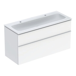 Geberit Ensemble meuble-lavabo iCon 120x63x48 cm, avec KT, blanc brillant, taille vc