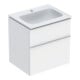 Geberit Ensemble meuble lavabo iCon 60x63x48 cm, avec robinetterie, blanc mat, grand blanc mat-1
