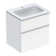 Geberit Ensemble meuble-lavabo iCon 60x63x48 cm, blanc, blanc brillant, taille vc