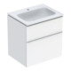 Geberit Ensemble meuble-lavabo iCon 60x63x48 cm, blanc brillant, avec robinetterie-1
