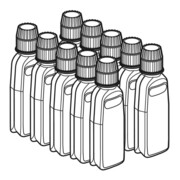 Geberit Entkalkungsmittel AquaClean 10 Stück, 125ml Flasche-3