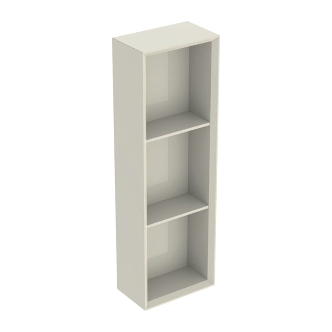 Geberit Étagère 22,5x70x13,2 cm, droite, gris sable/laqué brillant