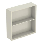Geberit Étagère 45x46,7x13,2 cm, carrée, gris foncé/laqué brillant