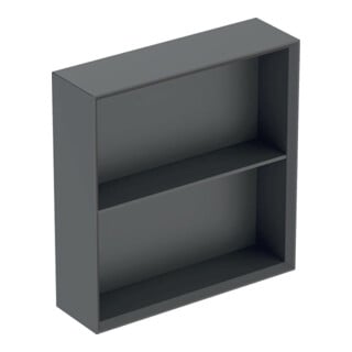 Geberit Étagère 45x46,7x13,2 cm, carrée, lave/laqué ma